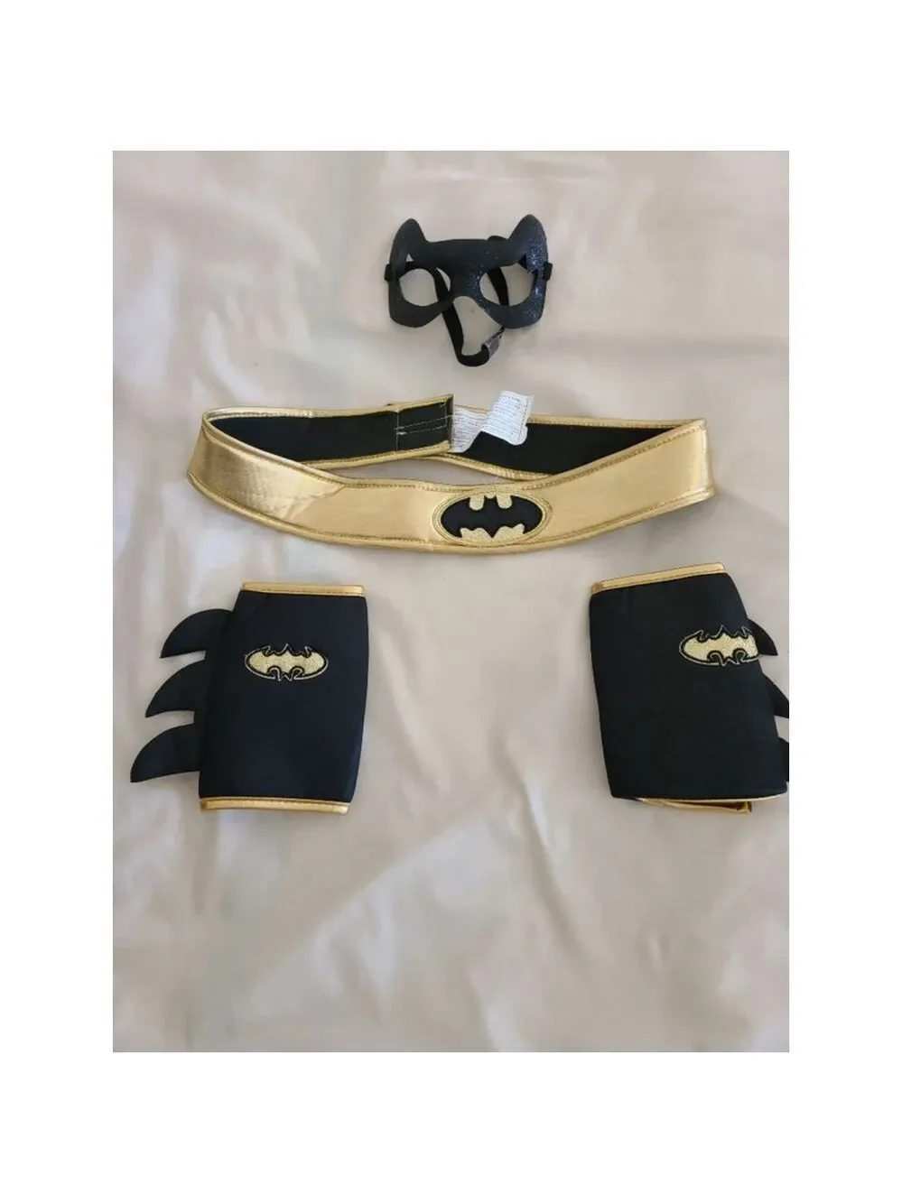 DC Comics Batman Superhero Dress L Black Gold Kids